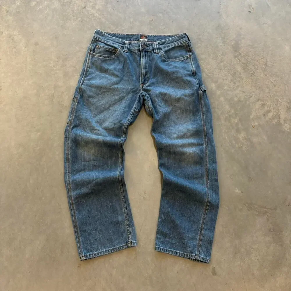 vintage faded washed carpenter jeans